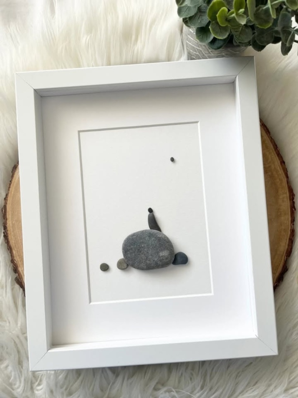 Minimalist Pebble Art Outdoor Beach Art